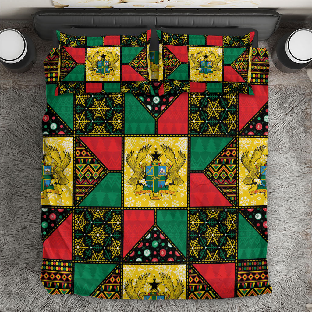 Ghana Christmas Bedding Set Patchwork Style