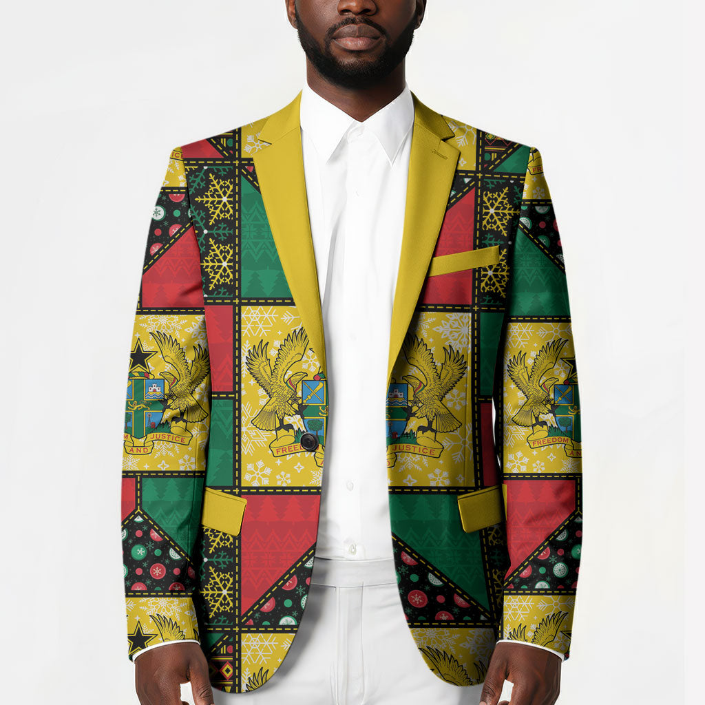 Ghana Christmas Blazer Patchwork Style