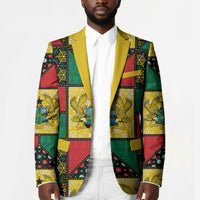Ghana Christmas Blazer Patchwork Style
