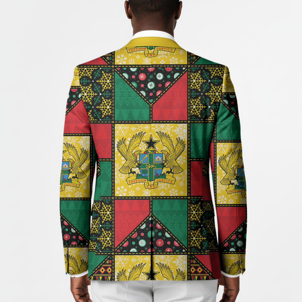 Ghana Christmas Blazer Patchwork Style