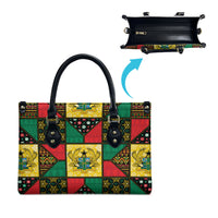 Ghana Christmas Leather Bag Patchwork Style