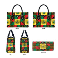 Ghana Christmas Leather Bag Patchwork Style
