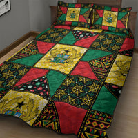 Ghana Christmas Quilt Bed Set Patchwork Style