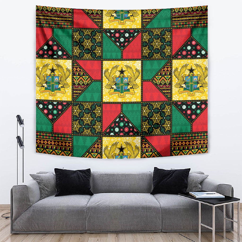 Ghana Christmas Tapestry Patchwork Style