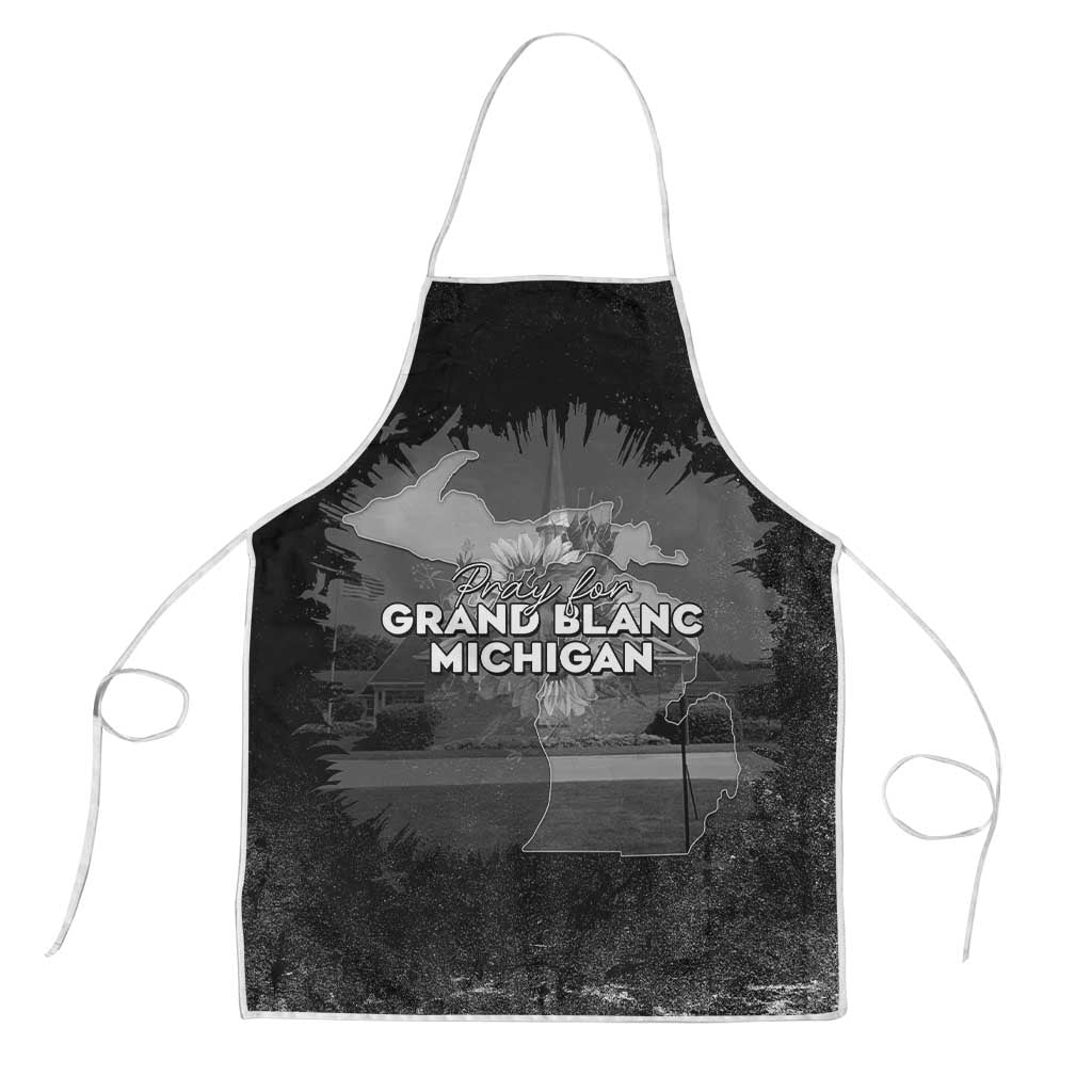Pray For Michigan Apron No More Violence - Wonder Print Shop