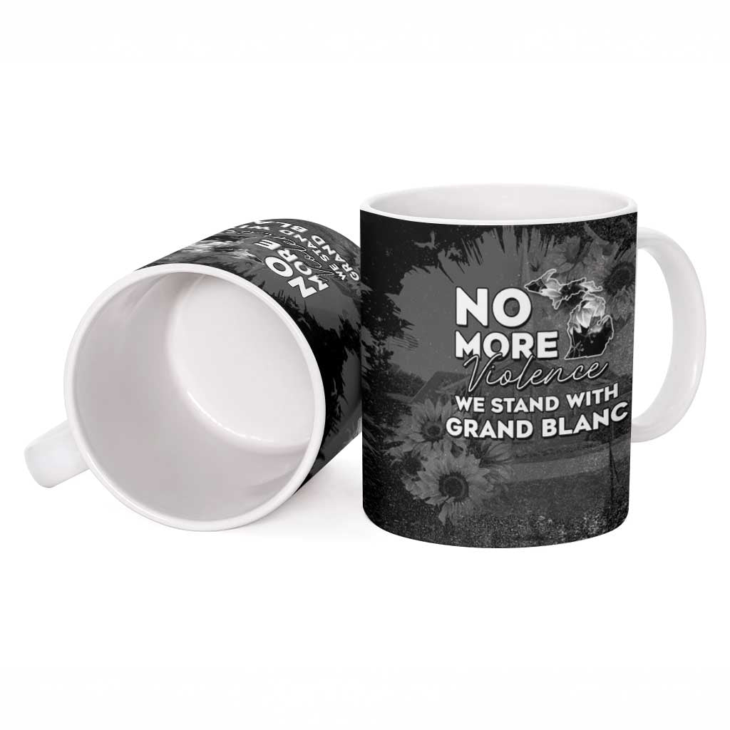 Pray For Michigan Ceramic Mug No More Violence - Wonder Print Shop