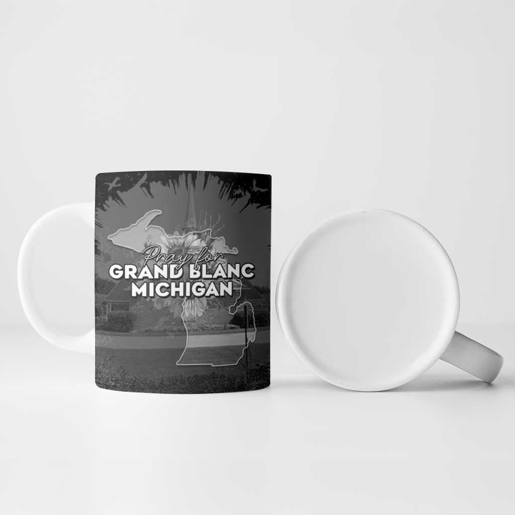 Pray For Michigan Ceramic Mug No More Violence - Wonder Print Shop