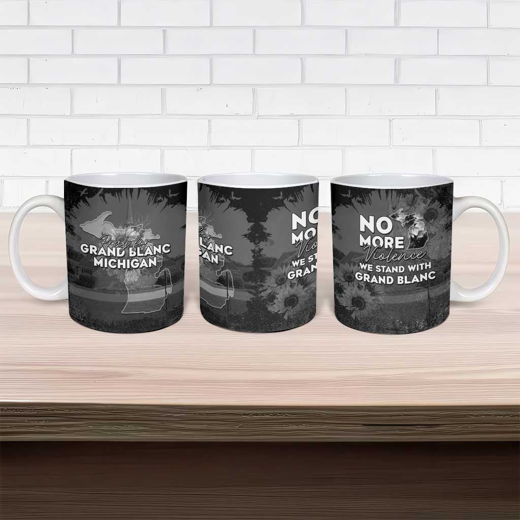 Pray For Michigan Ceramic Mug No More Violence - Wonder Print Shop
