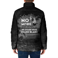 Pray For Michigan Padded Jacket No More Violence - Wonder Print Shop