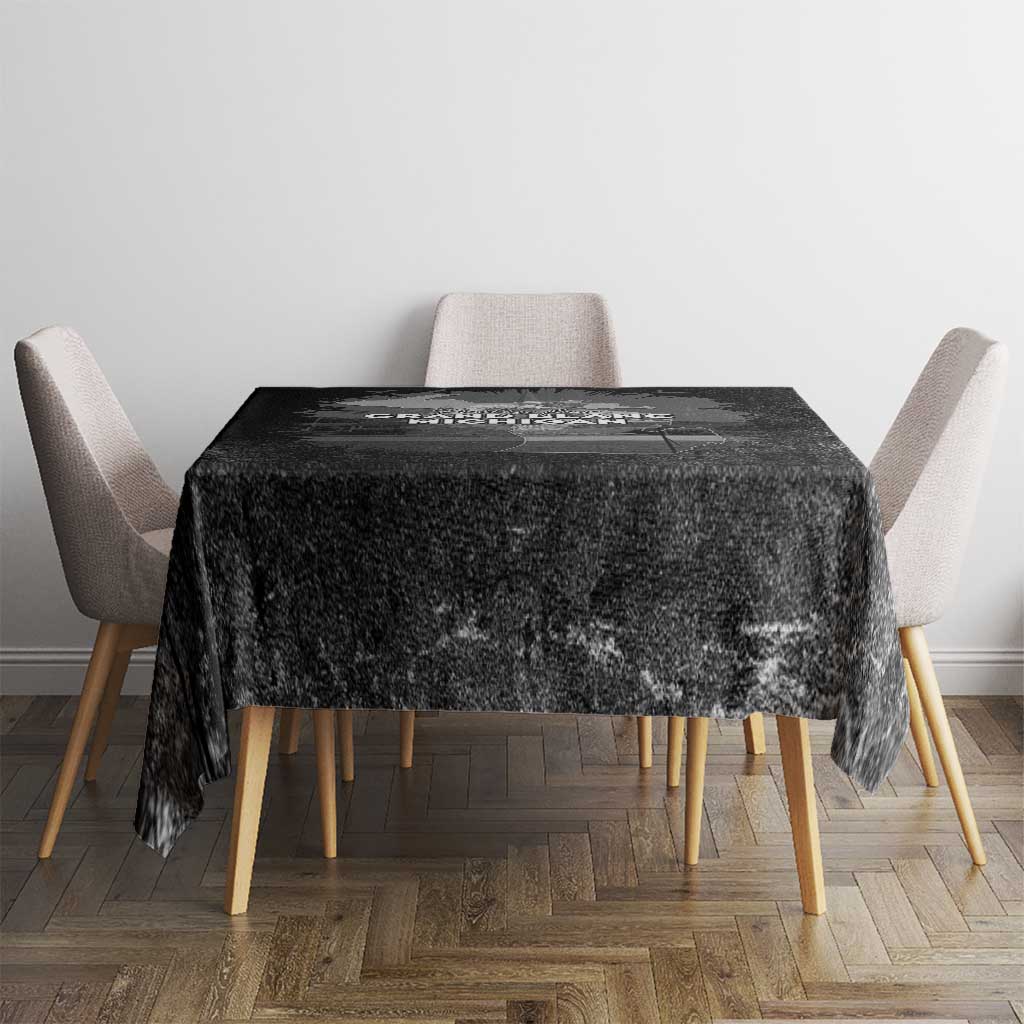 Pray For Michigan Tablecloth No More Violence - Wonder Print Shop