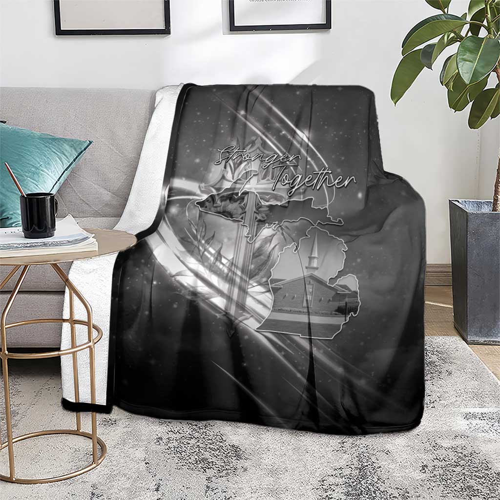 Pray For Grand Blanc Blanket Pray For Liberty - Wonder Print Shop
