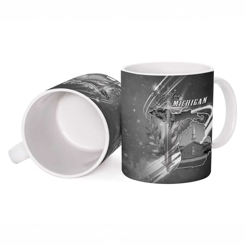 Pray For Grand Blanc Ceramic Mug Pray For Liberty - Wonder Print Shop