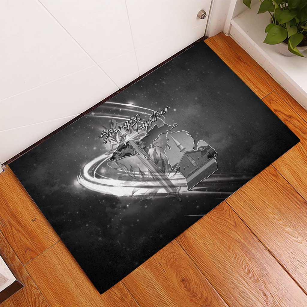 Pray For Grand Blanc Rubber Doormat Pray For Liberty - Wonder Print Shop