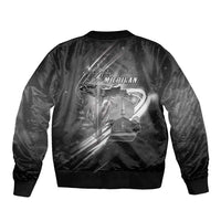 Pray For Grand Blanc Sleeve Zip Bomber Jacket Pray For Liberty - Wonder Print Shop