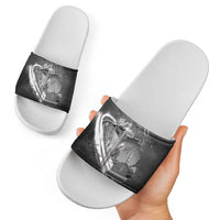 Pray For Grand Blanc Slide Sandals Pray For Liberty - Wonder Print Shop