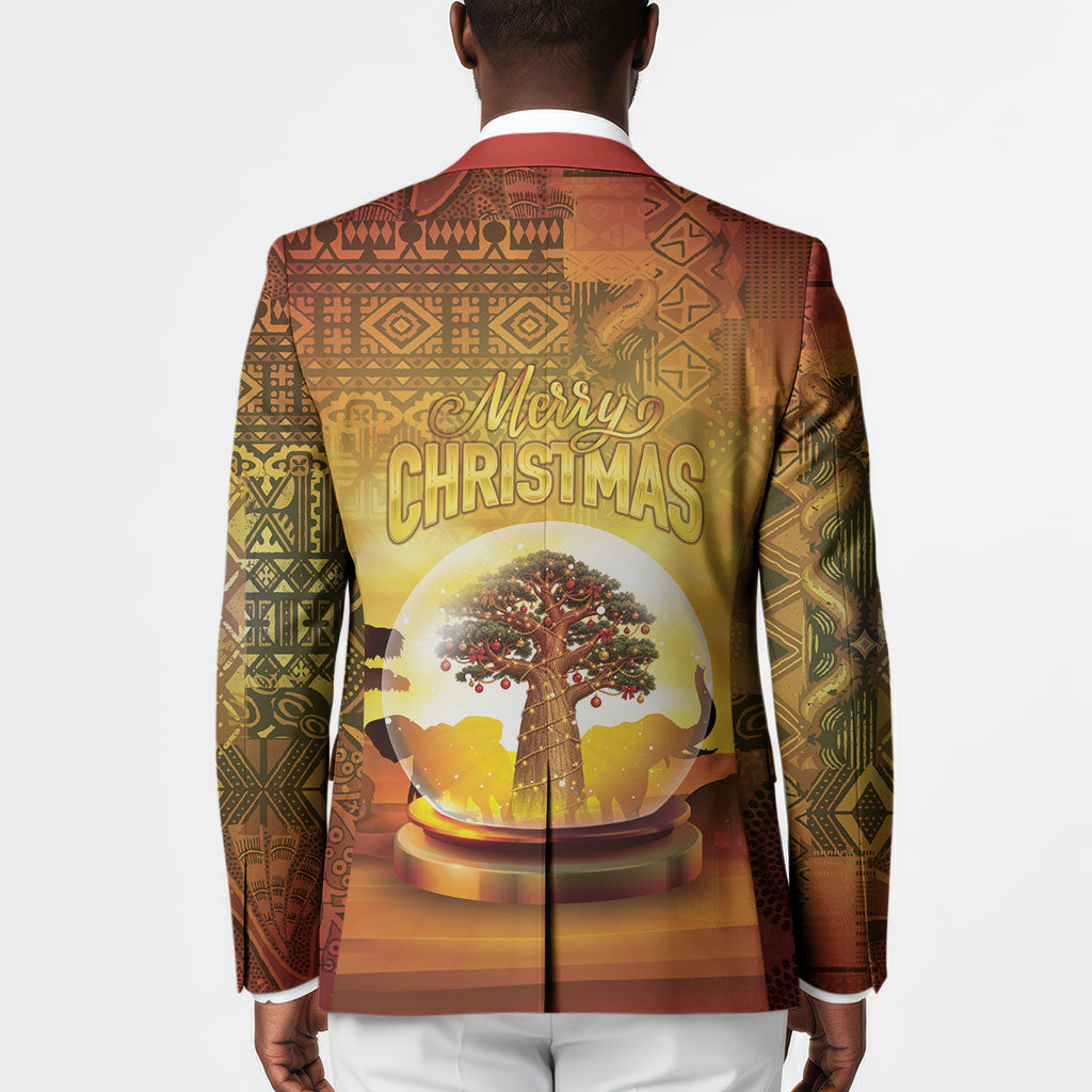 African Flags Map Christmas Blazer Afro Heritage