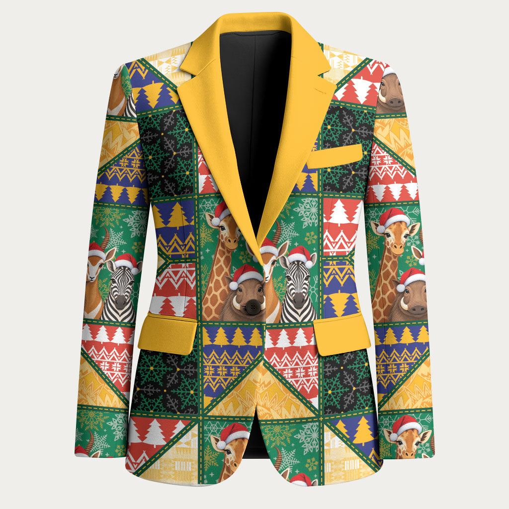 South Africa Christmas Blazer Patchwork Style