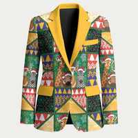 South Africa Christmas Blazer Patchwork Style