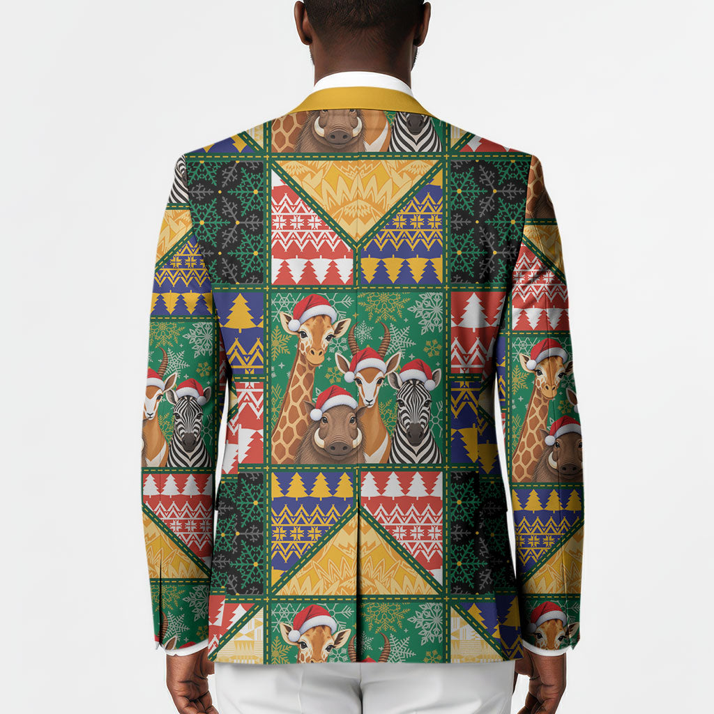 South Africa Christmas Blazer Patchwork Style
