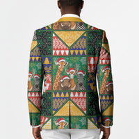 South Africa Christmas Blazer Patchwork Style