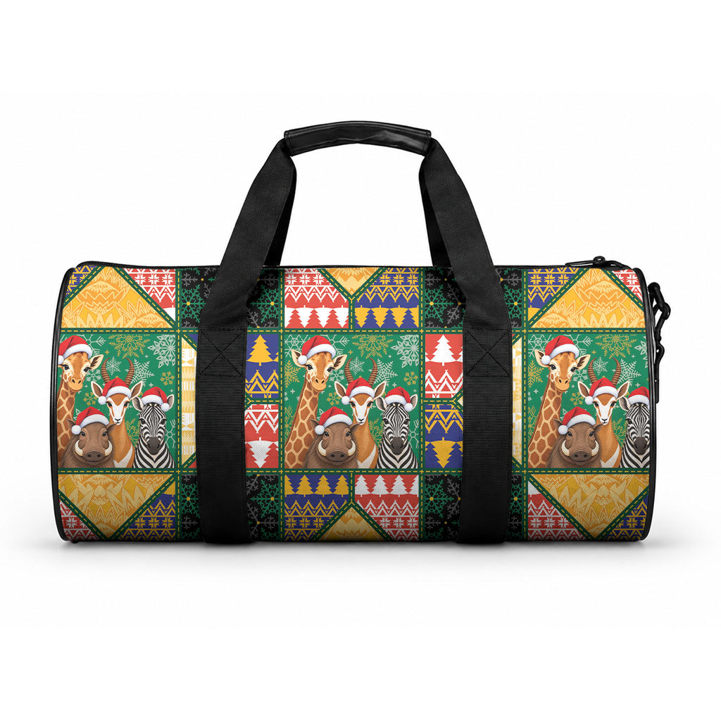 South Africa Christmas Duffle Bag Patchwork Style