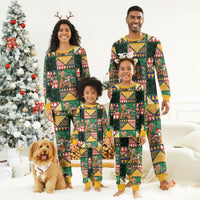 South Africa Christmas Pajama Set Patchwork Style