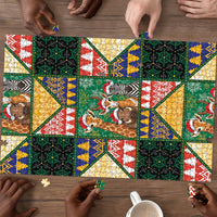 South Africa Christmas Puzzle Patchwork Style