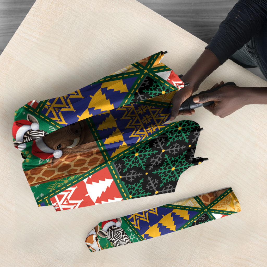 South Africa Christmas Umbrella Patchwork Style