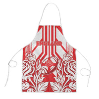 England Red Rose Rugby Apron Sporty Style - Wonder Print Shop