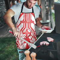 England Red Rose Rugby Apron Sporty Style - Wonder Print Shop