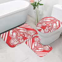 England Red Rose Rugby Bathroom Set Sporty Style - Wonder Print Shop