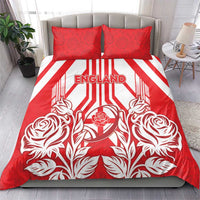 England Red Rose Rugby Bedding Set Sporty Style - Wonder Print Shop