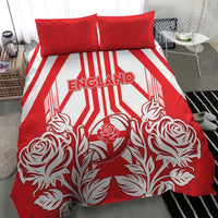 England Red Rose Rugby Bedding Set Sporty Style - Wonder Print Shop