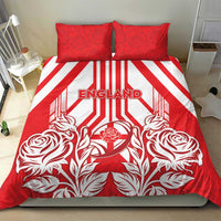 England Red Rose Rugby Bedding Set Sporty Style - Wonder Print Shop