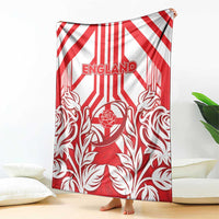 England Red Rose Rugby Blanket Sporty Style - Wonder Print Shop