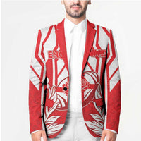 England Red Rose Rugby Custom Blazer Sporty Style - Wonder Print Shop