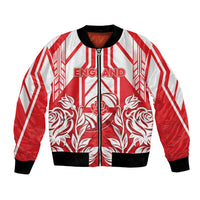 England Red Rose Rugby Custom Bomber Jacket Sporty Style - Wonder Print Shop