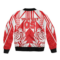 England Red Rose Rugby Custom Bomber Jacket Sporty Style - Wonder Print Shop