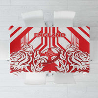 England Red Rose Rugby Tablecloth Sporty Style - Wonder Print Shop