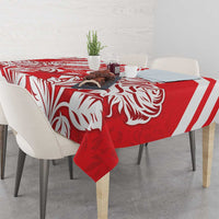 England Red Rose Rugby Tablecloth Sporty Style - Wonder Print Shop