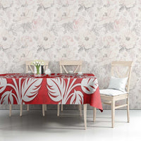 England Red Rose Rugby Tablecloth Sporty Style - Wonder Print Shop