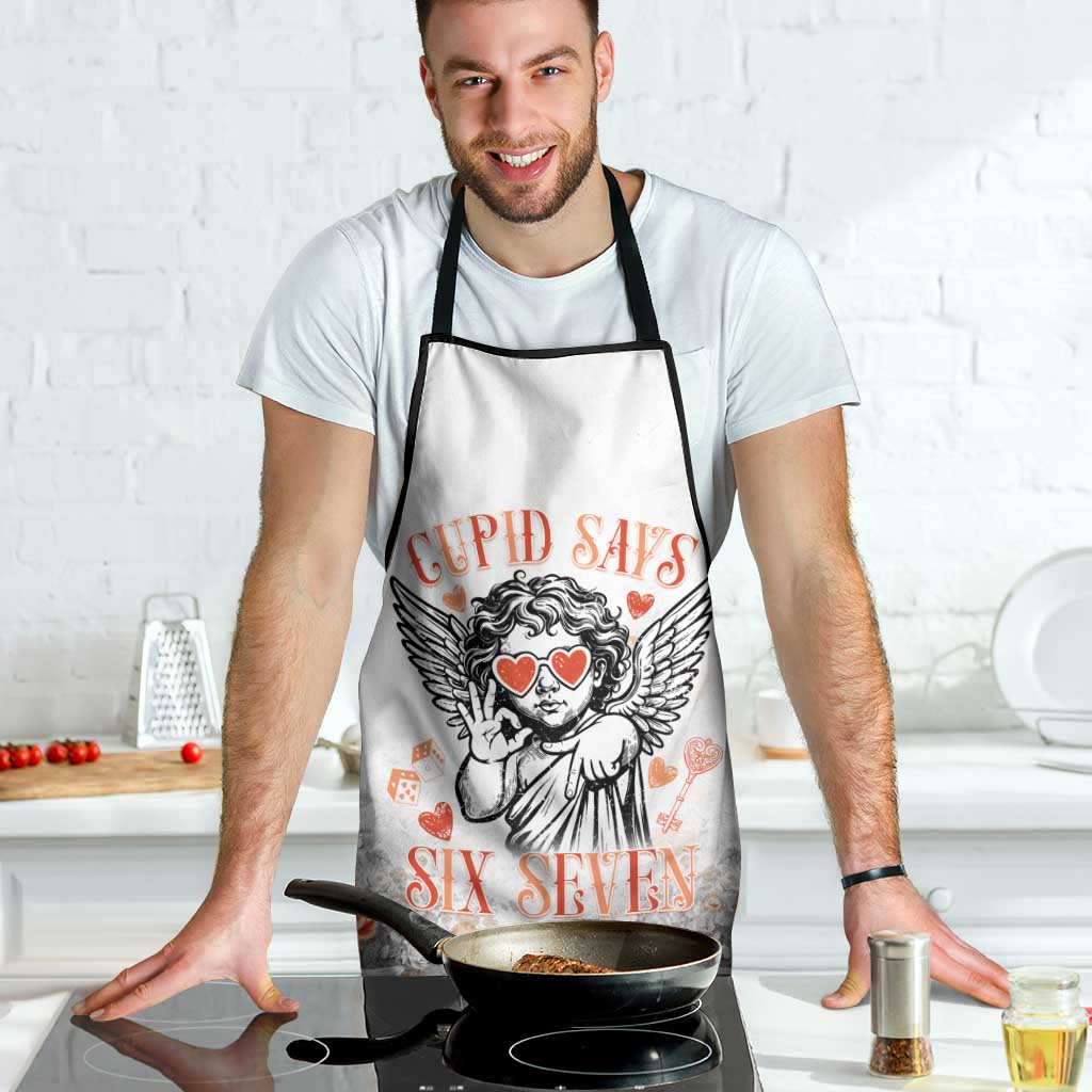 Funny Valentines Day Apron Cupid Says 67
