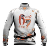 Funny Valentines Day Baseball Jacket Cupid Says 67
