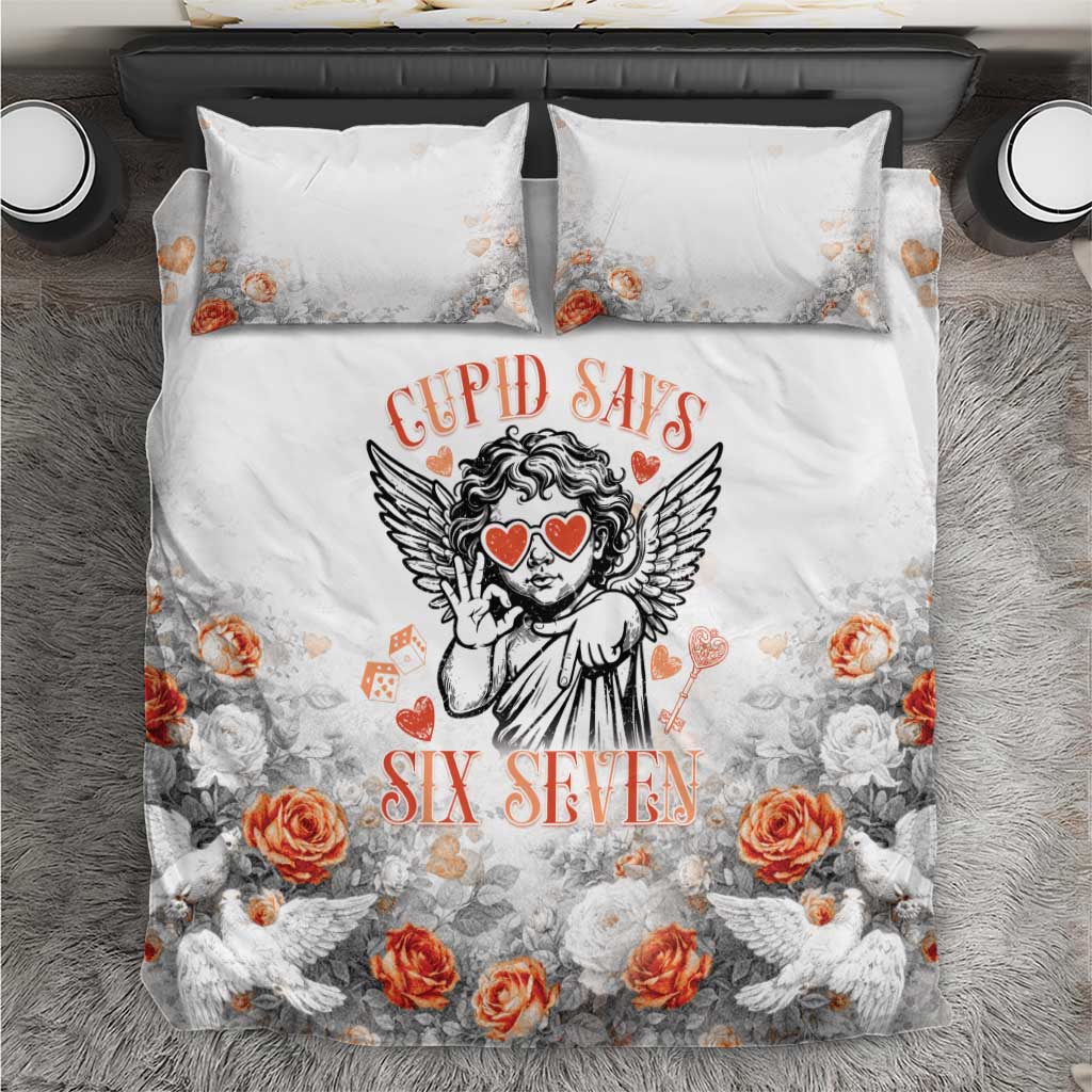 Funny Valentines Day Bedding Set Cupid Says 67
