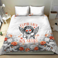 Funny Valentines Day Bedding Set Cupid Says 67
