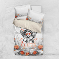 Funny Valentines Day Bedding Set Cupid Says 67