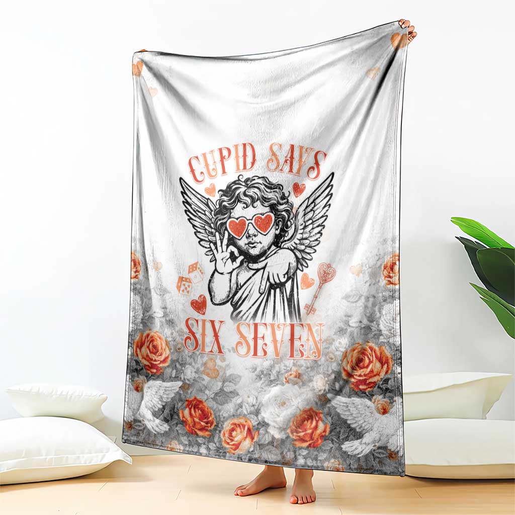 Funny Valentines Day Blanket Cupid Says 67
