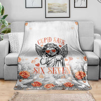 Funny Valentines Day Blanket Cupid Says 67