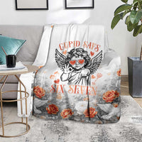 Funny Valentines Day Blanket Cupid Says 67