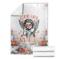 Funny Valentines Day Blanket Cupid Says 67